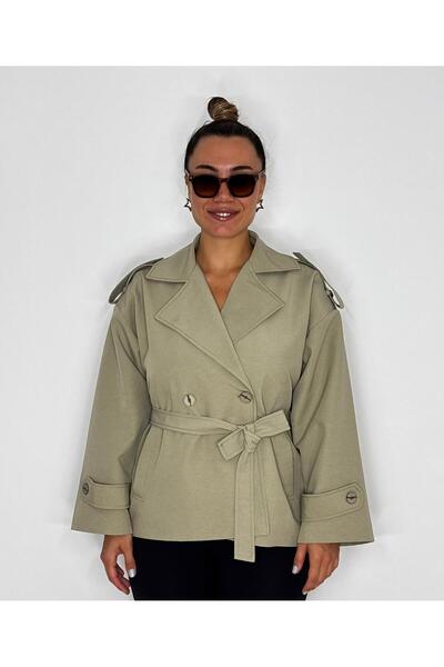 HT Boutique KISA BEJ TRENÇKOT