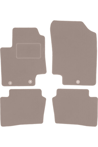 Other Covorașe bej velur pentru: Kia Rio II DE hatchback (2005-2011)