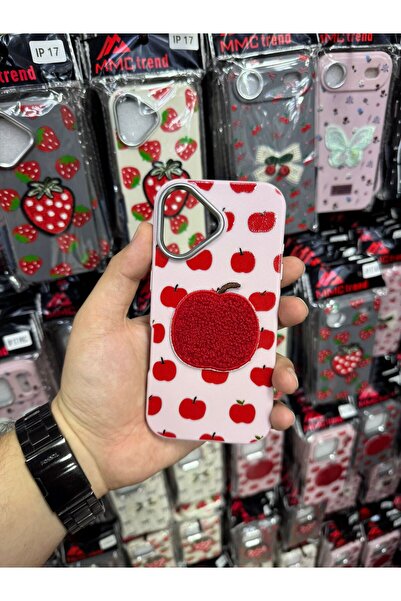 SUPPO Samsung Galaxy A54 Uyumlu Popsocketli Tasarım Tatlı Kılıf