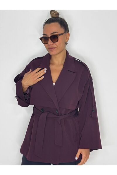 HT Boutique KISA BORDO TRENÇKOT