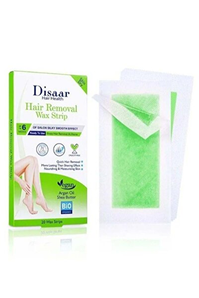 Disaar Desar Wax Strips for Hair Removal with Argan Oil & Shea Butter