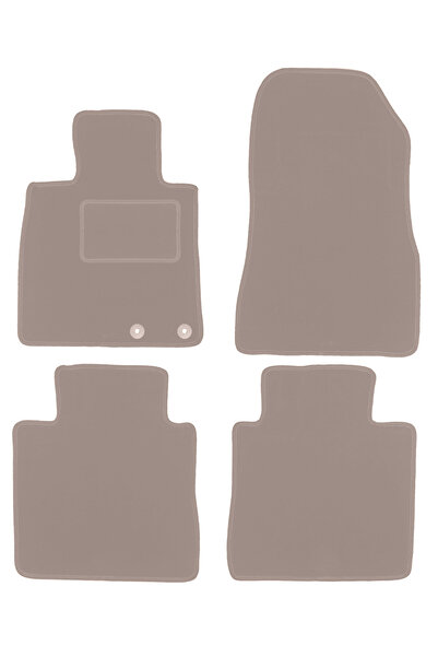 Other Covorașe bej velur pentru: Nissan Note II hatchback (2012-)