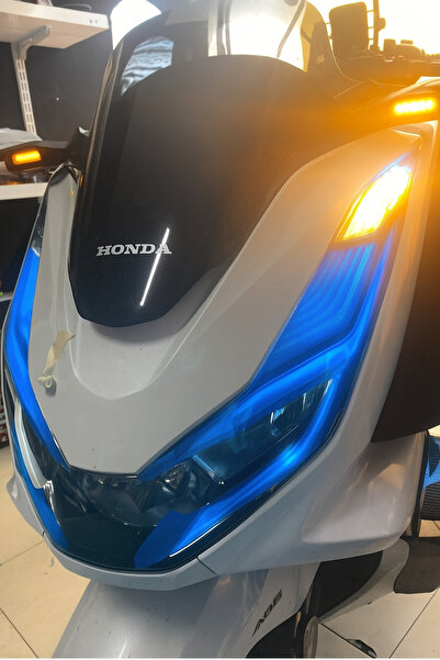 MotoFolyocum Pcx Far Folyo Büyük Model Buz Mavisi 2021-2024 Model
