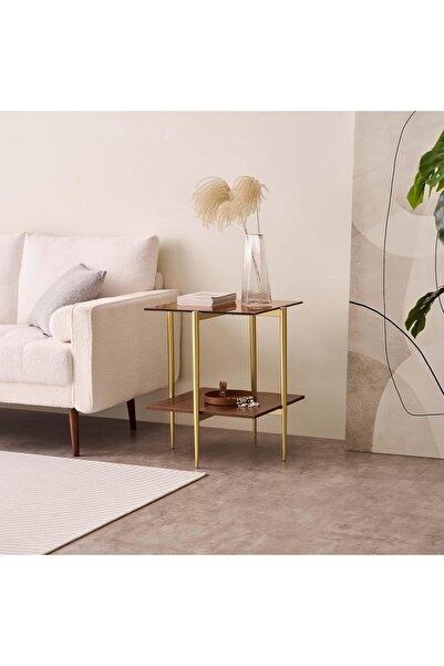 Generic Side Table: Elegant two-tiered side table