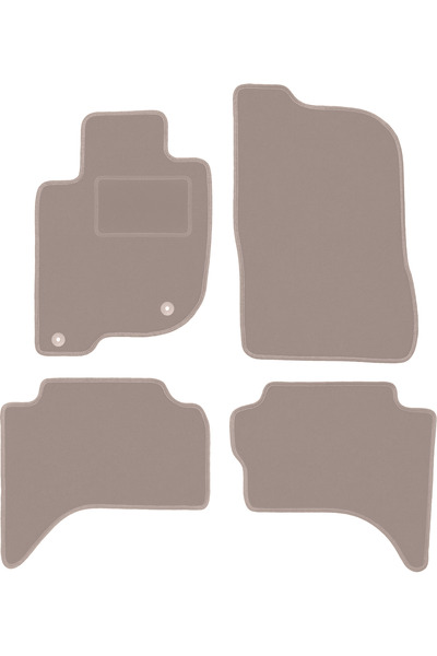 Other Covorașe bej velur pentru: Mitsubishi L200 V offroad (2015-)