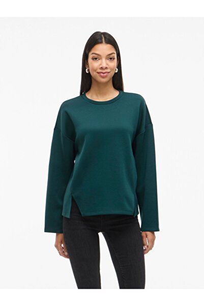 VILA Langärmeliges Sweatshirt VISIFFI Rundhals