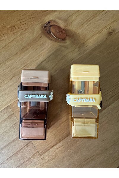 Kawai 2y Shop Capybara 2 Adet Silgili Kalemtıraş Capybara Set