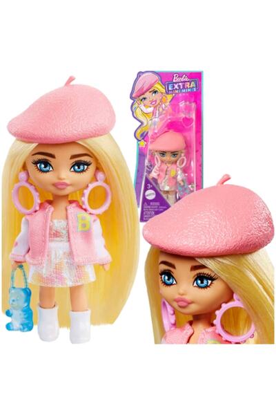 mattel Păpușă mini suplimentară, 10 cm, cu accesorii, multicoloră, plastic