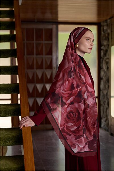 İpekhan Winter Bloom Collection Qupra Shawl 30002-10035