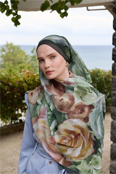 İpekhan Winter Bloom Collection Qupra Shawl 30002-10004