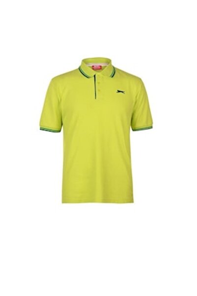 Slazenger men's polo shirt, lime, size XL