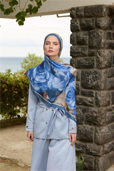 İpekhan Winter Bloom Collection Qupra Shawl 30002-10047