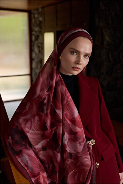 İpekhan Winter Bloom Collection Qupra Shawl 30002-10035