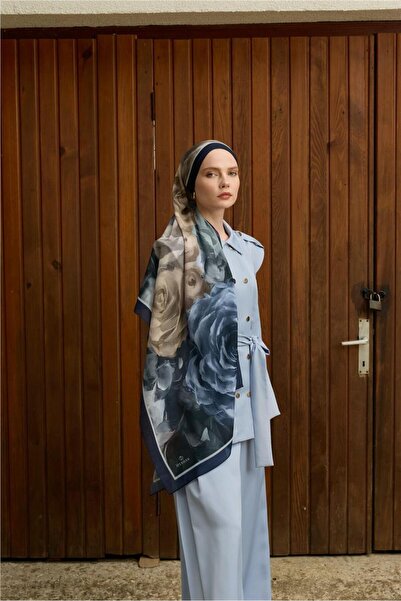 İpekhan Winter Bloom Collection Qupra Shawl 30002-10020