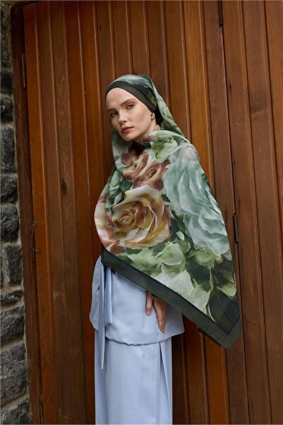 İpekhan Winter Bloom Collection Qupra Shawl 30002-10004