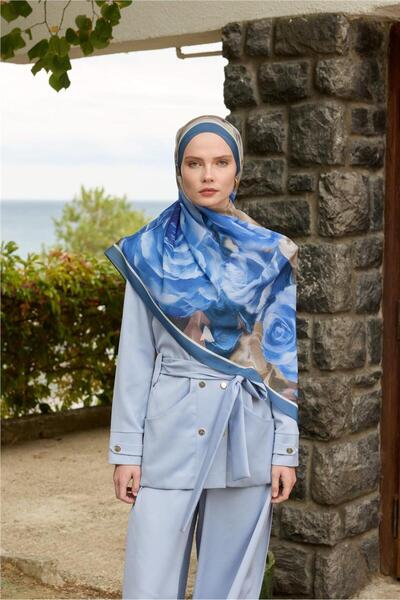 İpekhan Winter Bloom Collection Qupra Shawl 30002-10047