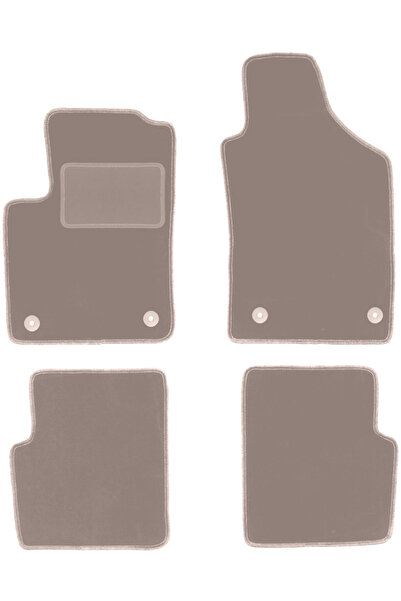 Other Covorașe bej velur pentru: Fiat 500 FL hatchback (2013-2019)