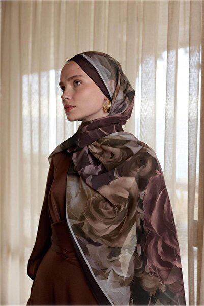 İpekhan Winter Bloom Collection Qupra Shawl 30002-10090