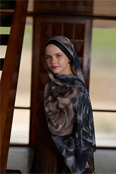 İpekhan Winter Bloom Collection Qupra Shawl 30002-10096