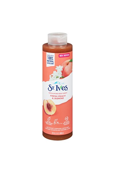 St. Ives سانت ايفز غسول جسم بالخوخ والياسمين 650مل