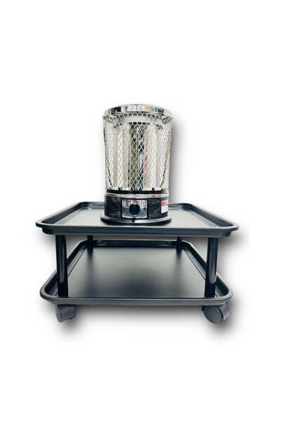 GVC PRO سخان كهربائي مع حامل متحرك 2000 واط GVCHT-1502S أسود