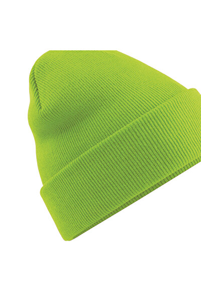 RONIC X Basic Knitted Beanie, unisex, lime, universal size