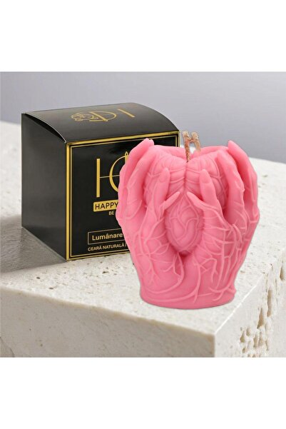 Happy Candles Lumanare parfumata din ceara de soia, Inimi Bantuite Model 3, Berry Bewitchy Brew, Halloween