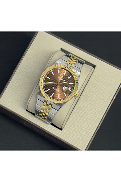 Rivoly Men's stainless steel watch, modern design, waterproof, classic luxury wrist watch.