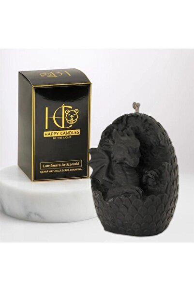 Happy Candles Lumanare din ceara de albine, Oul Dragonului, Halloween