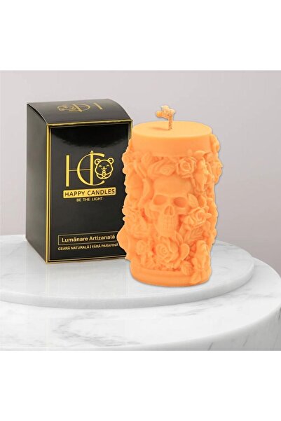 Happy Candles Scented soy wax candle, Life & Death, Pumpkin Pie, Halloween