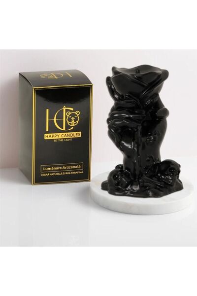 Happy Candles Lumanare din ceara de albine, Trandafirul Vrajitoarei, Halloween