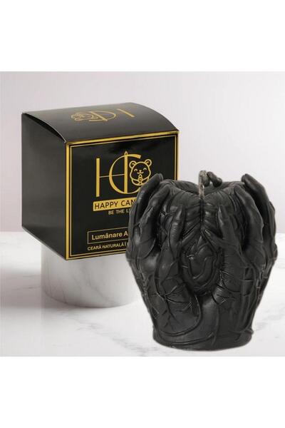 Happy Candles Lumanare din ceara de albine, Inima Bantuita, Model 3, Halloween