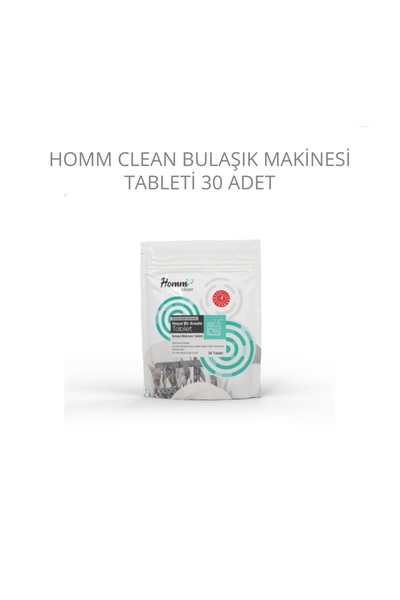 Homm Bitkisel Bulaşık Makinası Tableti 30 adet.