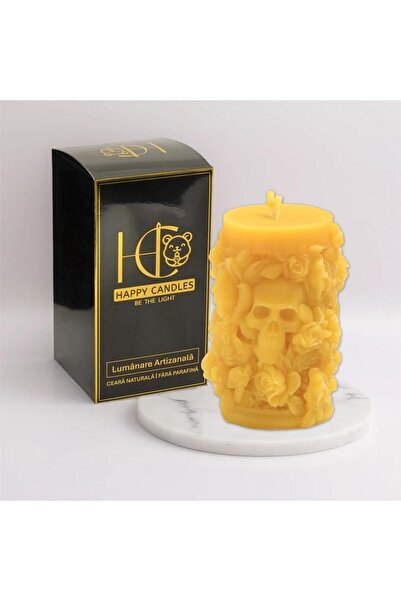 Happy Candles Beeswax Candles, Life & Death, Halloween