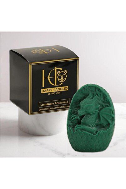 Happy Candles Lumanare din ceara de albine, Oul Dragonului, Halloween