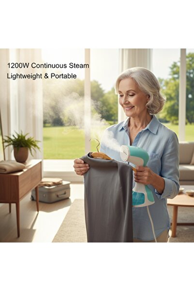 Biki Household Small High-Power Supercharged Steam Iron – 110V–220V 1200W Size 23x10.7x9.3cm