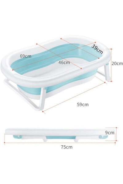 Fun Moment Foldable Baby Bathtub