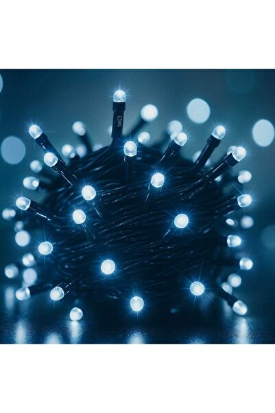 SIKS Lumină liniară LED de Crăciun, 30 m, 300 LED-uri mari în formă de diaman...