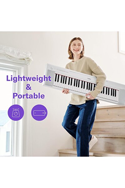 Yamaha NP-15 Piaggero - Lightweight portable digital keyboard, 61 keys, 15 voices