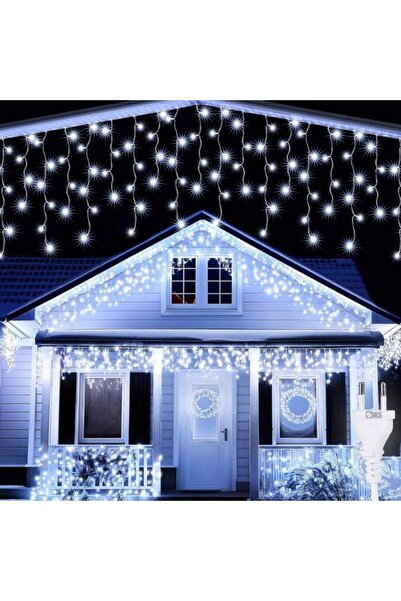 SIKS Tip de instalare de Crăciun: Fâlfâie/Frangipani, 25 m, 480 LED-uri, Rezi...