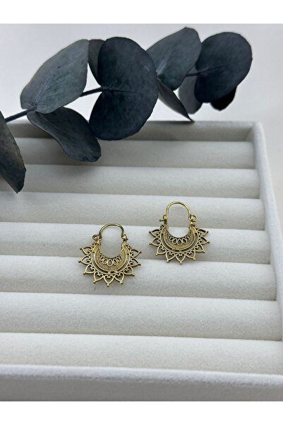 Tudivanyu Aksesuar Indian Ethnic Brass Design Stylish Women's Earrings