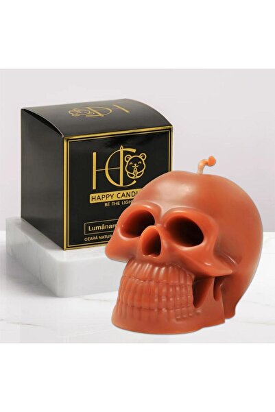 Happy Candles Beeswax candle, Skull, Halloween