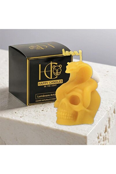 Happy Candles Beeswax Candle, Cobra's Kiss, Halloween