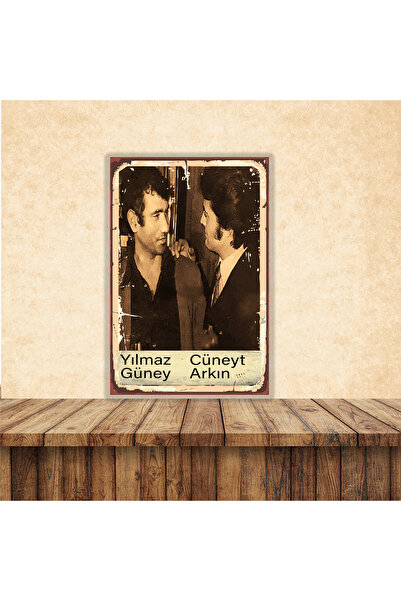 HD POSTER Yılmaz Güney Cüneyt Arkın Temalı 20 x 30 CM MDF Duvar Tablosu