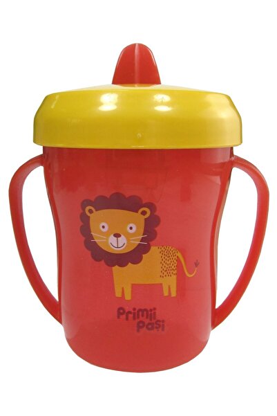 Primii Pasi Decorated mug with handles, foldable spout