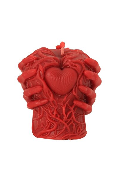 Happy Candles Beeswax Candle, Haunted Heart, Model 4, Halloween
