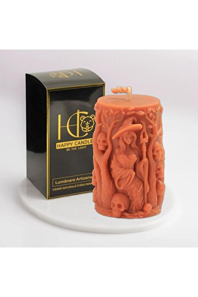 Happy Candles Lumanare din ceara de albine, Vrajitoare, Model 1, Halloween