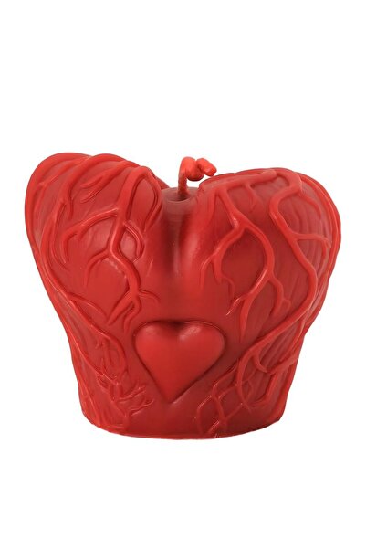 Happy Candles Beeswax Candle, Haunted Heart, Model 1, Halloween