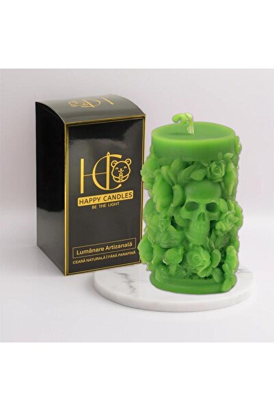 Happy Candles Beeswax Candles, Life & Death, Halloween