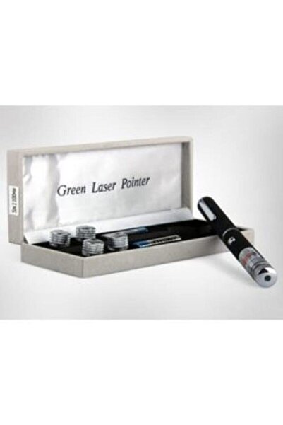 DİGİFULL 5 Başlıklı Yeşil Lazer Pointer Pilli 8 Km Etkili (5 Başlıklı) 58433